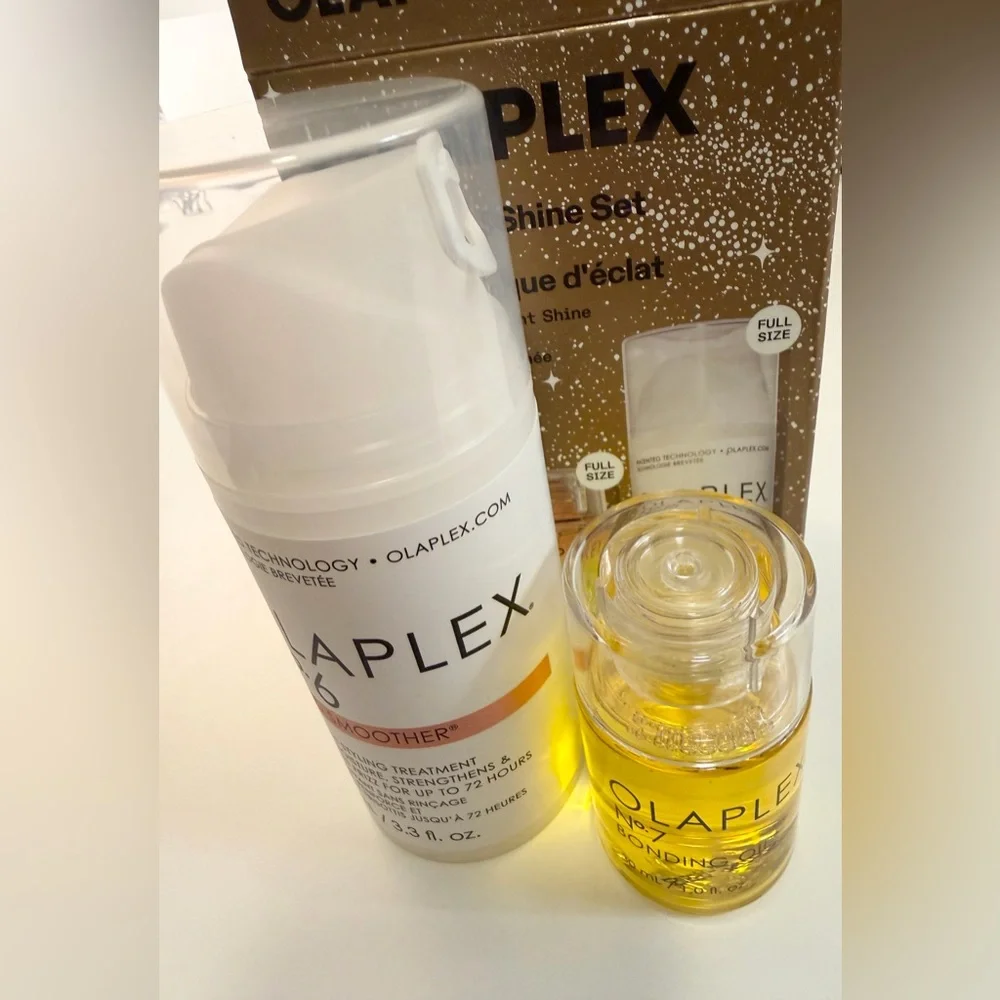 OLAPLEX No. 7 Bonding Oil and No.6 Smoother full size set *NIB*